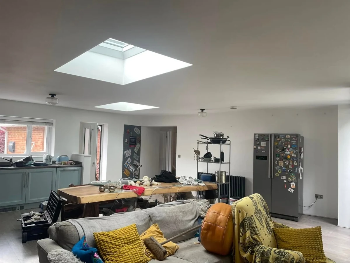 bedroom painting dark purple feature wall swansea daffodil decor